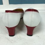Bruno‎ Magli MADDY red and white leather pumps women’s size 8 AA made in Italy Photo 4