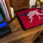 Gildan  Heavy Cotton Red Patriotic Dog T Shirt Large GSP Rescue Short Sleeve Photo 8