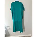 SUNBELT Sportswear Teal Green Oversized Dolman Sleeve Caftan Dress Pockets OS Size undefined Photo 3