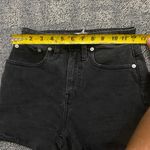 Madewell  Black Jean Shorts Photo 4