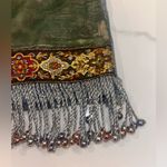 Handmade Gorgeous Boho Beaded Denim Purse with Floral Guitar Strap Festival Core Photo 3