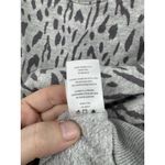 Rails  Marlo Cheetah Zip Side Sweatshirt Women‎ Large Silver Casual Bohemian Photo 6
