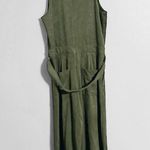 Banana Republic  Vegan Suede Wide Leg Crop Jumpsuit Photo 5