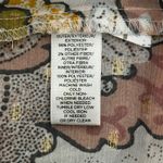 Loft Floral MIni Dress Womens S Multicolor Floral Metallic Flutter Sleeve Whimsy Photo 8