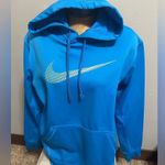 Nike  Womens Medium ThermaFit Blue Hoodie Photo 0