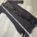 Fenn Wright Manson Silk Coverup ruffle midi womens Gray size 14 minimalist swim Photo 4