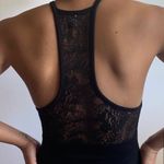 Urban Outfitters Black  Halter Bodysuit with Lace Photo 2