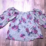 Cute Floral Top Green Size 4 Photo 0