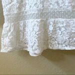 Hollister White Lace Peplum Blouse Size L Photo 5