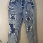 KanCan Collie High Rise Mom Jeans Distressed Blue‎ Jeans size 9/28 Blue Photo 1