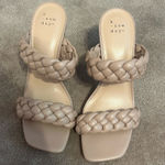 A New Day Women's Cream Braided Sandals Photo 0