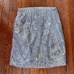 gold silver sparkle ruched skirt Photo 5