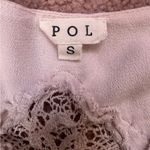 POL EUC  Small Pale Pink Lace Crochet Blouse Flare Sleeve Photo 4