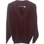 Urban Outfitters  BDG Size XS Deep V Neck Burgundy Sweatshirt Photo 0