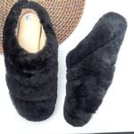 Proenza Schouler  Rondo Shearling Slippers Black Soft Leather Size Small 40 10 Photo 1