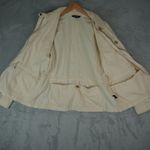 Lauren Ralph Lauren Jacket Womens XL Beige Herringbone Military Utility Cotton Photo 9