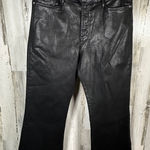 Frame Le Crop Mini Boot Coated Black Jeans – Size 34 – High-Rise – MSRP $258 Photo 0