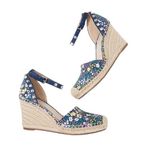 Marc Fisher STUDDED SAKTI WEDGE ESPADRILLE ANKLE STRAP ROUND TOE SHOES 10 Photo 0