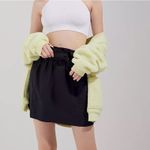 Urban Outfitters  UO Tiffany Black Belted Paperbag Mini Skirt Size Medium Photo 7