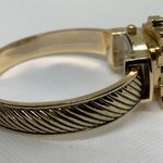 Women Wrist Watch Mistletoe Green Faux Pearls Rhinestones Gold tone 23mm running Photo 6