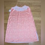 LC Lauren Conrad Lauren Conrad Women Peach Swirl Satin Midi Spaghetti straps Chemise Dress|Sz:2X Photo 9