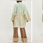 Free People NWOT Lola Sweatshirt Cardi - spa combo mint tan - XS Photo 3