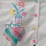 Napa Valley Vintage Colorful Embroidered Vest Size L White Size L Photo 3