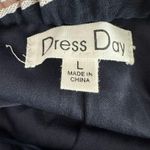 Dress Day Navy Blue Floral Maxi Dress Size Large Photo 2