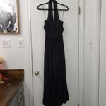 Bishop and Young Revolve  Black Halter Pant Jumpsuit Small Photo 4