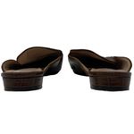 Brenda Zaro Leather Mule Slip On Leather Croc Style Shoes Size 42 Photo 4
