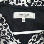 Jones Studio Women's White & Black Animal Print Sleeveless Tank Top Size S Photo 6