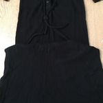 Topshop B30 Women’s Ribbed Dress Above Knee Very Stretchy Black Size 4 Photo 4