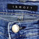 Theory Medium Wash Cropped Jeans Photo 2