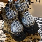 Givenchy  Terra 4G Denim Combat Boot size size 38 Photo 4