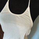 Princess Polly  Ribbed Halter Dress – White Bodycon Photo 3