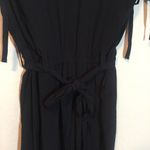 1. State  Black Tie Waist Pant Holiday Jumpsuit Photo 4