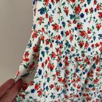 Old Navy  Linen Blend Floral Romper Cami Straps Pocket One-Piece Size M Photo 3