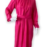 Vintage Pink RENEW Waist Long Sleeve Dress Size M Photo 2
