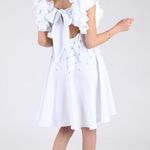 NWT Fanm Mon Galata Dress size Small Wanga White ruffle mini dress linen Photo 1