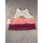 Athleta  Shanti Ombre Print Crop Tank Top Pink Orange NEW W/TAG Size‎ 3X Photo 7