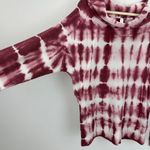 Anthropologie Pilcro Pullover Sweatshirt Tie Dye Purple Waffle Thermal Relaxed L Photo 8