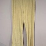 Aerie White ribbed  flare pants LONG Photo 0