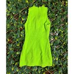 ZARA Green Tweed Textured Weave Dress with Buttons Size XS Photo 3