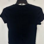 Madewell Regenerative Cotton Ribbed Crewneck Tee Shirt Stretch Jet Black XS NWT Photo 7