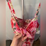 Ophelia Roe  Red & pink floral maxi dress NWT size large Photo 3