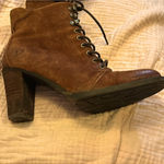 Born Shoes Born brown suede boots 6’’ chunky heels  Photo 1