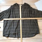 Impressions  EUC Women's Rustic Vineyard Tweed Linen Blend Top Black Size S Photo 8