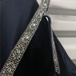 Betsy and Adam $240 Formal Evening Gown Size 6 Blue Beaded Dress Wedding Party Photo 9