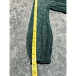 Cable & Gauge  Emerald Green Lace Women's Mock Neck Blouse S/P Photo 3