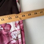 Studio Y  Y2K Size Medium Pink Brown‎ Strapless Floral Mini Dress Photo 5